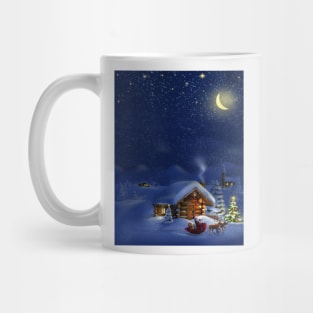 Country Christmas Winter Mug